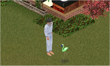 Green Flamingos R Us
