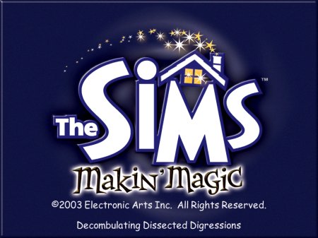 Our own humour jibe on the splash screen
