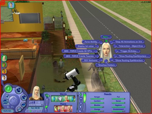 Cheat sims needs 2 The Sims