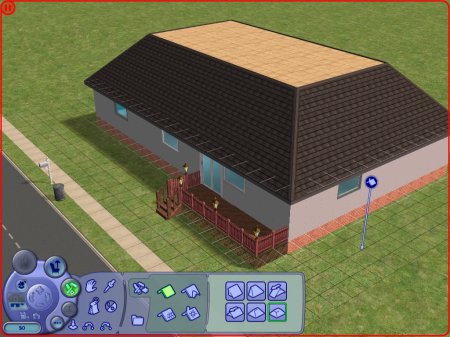 A house with a roof