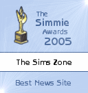 Simmie Award for Best News Site 2005