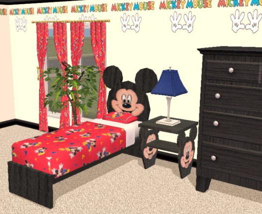 Mickey Bed and Endtable Preview