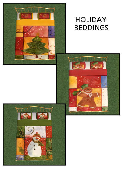 3 Holiday beddings Preview