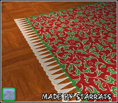 Christmas Leafs Rug Preview