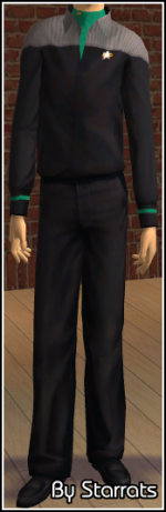 Green Starfleet Uniform Preview