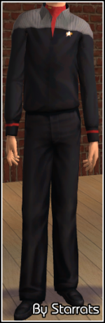 Red Starfleet Uniform Preview