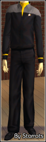 Yellow Starfleet Uniform Preview