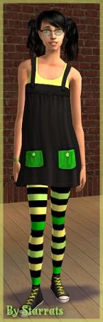 Black and Green H&M recolor Preview