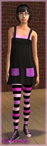 Black and Purple H&M recolor Preview