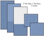 Tile Me Tender Walls & Floors (Blue) Preview