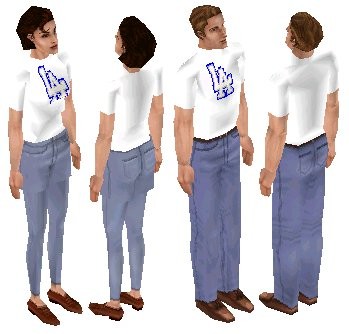 LA Dodgers T-Shirt Skin Set Preview