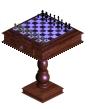 Blue Chess Table Preview