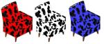 Cow Spots Chair Set 1 Preview