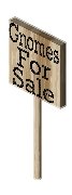 Gnomes For Sale Sign Preview