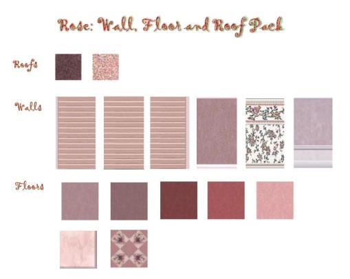 Rose Pack (Roofs, Walls and Floors) Preview