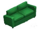 Green Loveseat Preview