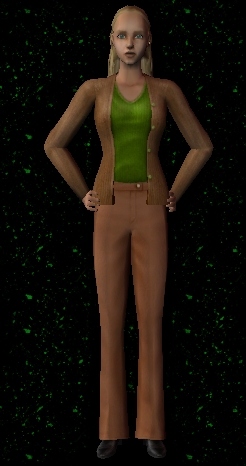 Brown Vest with Green Top Preview