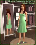 Green summer dress Preview