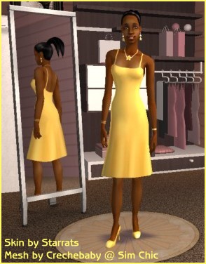 Yellow summer dress Preview