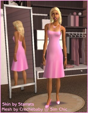 Pink summer dress Preview