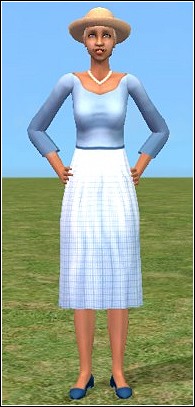 Light blue granny dress Preview