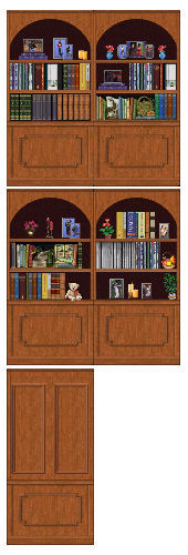 CubbyHole bookcase walls in lightwood Preview