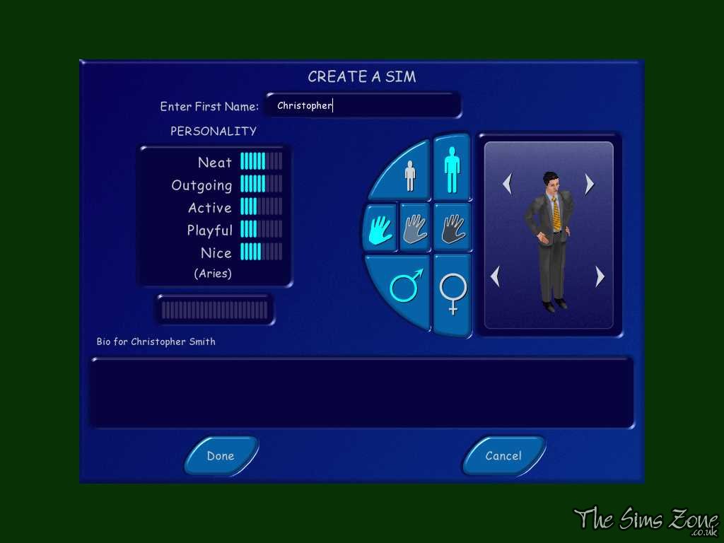 Screenshot: The Sims